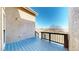 Outdoor deck with railing, view of open area and blue sky at 2238 Calais Dr # B, Longmont, CO 80504