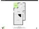 Upper level floor plan featuring a kitchen, balcony, and dining area at 1651 Aspen Meadows Cir, Denver, CO 80260