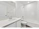 Pristine bathroom features modern fixtures, a soaking tub, and clean lines, creating a spa-like retreat at 24769 E 39Th Ave, Aurora, CO 80019