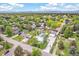 Aerial view of the property showcasing the landscaped yard, pool, and convenient access to local amenities at 2981 Teller St, Wheat Ridge, CO 80033