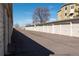 Exterior shot showcasing a row of private storage units available to residents at 9155 E Center Ave # 1A, Denver, CO 80247