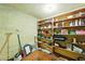 Basement storage room with shelving units at 5674 S Prescott St, Littleton, CO 80120