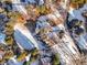 Bird's-eye view of house and surrounding landscape at 4681 S Columbine Ct, Cherry Hills Village, CO 80113