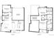 Two-level floor plan showcasing an open layout and multiple bedrooms at 1694 Quitman St, Denver, CO 80204