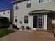 Backyard view showing deck and sliding glass door at 7982 S Kittredge Way, Englewood, CO 80112
