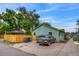 Exterior view of home with driveway and gazebo at 999 Osceola St, Denver, CO 80204