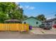 Exterior view of home with driveway and gazebo at 999 Osceola St, Denver, CO 80204