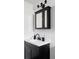 Modern bathroom with vanity, sink, faucet, lighting, mirror and bathroom accessories at 1 N Pearl St # 201, Denver, CO 80203