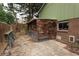 View of a wooden shed, providing extra storage space next to the house at 11805 W 74Th Ave, Arvada, CO 80005