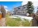 Well-maintained backyard with lush grass and a patio area, perfect for enjoying the outdoors at 9407 W Gibraltar Pl, Littleton, CO 80127