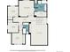 Second floor featuring four bedrooms, walk-in closet, and three bathrooms at 9407 W Gibraltar Pl, Littleton, CO 80127