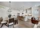 Modern kitchen with stainless steel appliances, center island, and barstool seating at 1933 W 165Th Way, Broomfield, CO 80023