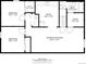 Floor plan layout of the first floor with labeled rooms and dimensions at 2340 Jamaica St, Aurora, CO 80010
