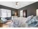 Cozy bedroom with hardwood floors and charming decor at 17015 Oxbridge Rd, Monument, CO 80132