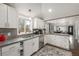 Modern kitchen featuring sleek white cabinetry, stainless steel appliances, and an open concept layout at 235 N 7Th Ave, Brighton, CO 80601