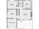 Floor plan showcasing the layout of the home's main level at 17616 Ponderosa Ave, Parker, CO 80134