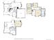 Detailed floor plan showcasing layout of all three stories with dimensions at 7400 S Genoa Cir, Centennial, CO 80016