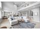 Spacious living room featuring a modern design, large windows, and an open layout with lots of light at 920 Shady Oak Ln, Castle Pines, CO 80108