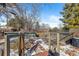 Large backyard with patio, garden, and fenced area at 3433 E Costilla Ave, Centennial, CO 80122