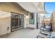 Enjoy this large backyard deck with shade and comfortable seating at 5731 Boston Ct, Denver, CO 80238