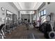 Well-equipped fitness center with modern equipment, mirrors, and plenty of space at 5455 Landmark Pl # 903, Greenwood Village, CO 80111