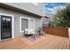 This home features a comfortable patio with lounge seating at 18997 E Crestridge Cir, Aurora, CO 80015