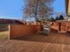 Backyard view with a grill and a wooden fence at 11423 Steele St, Thornton, CO 80233