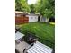 Large backyard with grassy lawn and shed at 3515 Pierce St, Wheat Ridge, CO 80033