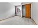 Cozy carpeted bedroom features a closet, and a window with light filtering through blinds at 5885 Kingsfield St, Castle Rock, CO 80104
