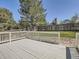Backyard features a wooden deck and a well-maintained lawn at 17014 Carr Ave, Parker, CO 80134