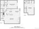 Detailed floor plan showcasing the layout of the property's two floors at 8100 W Quincy Ave # 11, Denver, CO 80123