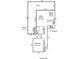 Here is the floor plan of the property, outlining the layout of the main level at 1223 Race St # 101, Denver, CO 80206