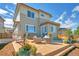 Large backyard patio with hot tub and seating area at 3338 Youngheart Way, Castle Rock, CO 80109