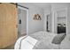 Bedroom with barn door and plenty of natural light at 3338 Youngheart Way, Castle Rock, CO 80109