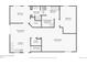 Basement floor plan including bedrooms, kitchen, Gathering room, dining room, laundry room and bathrooms at 20033 Silver Ranch Rd, Conifer, CO 80433