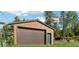 Spacious detached garage with door and side entrance for storage and vehicles at 20033 Silver Ranch Rd, Conifer, CO 80433