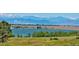 Breathtaking lake view with snow-capped mountains in the background, perfect for nature lovers and outdoor enthusiasts at 2748 S Kenton Ct, Aurora, CO 80014