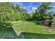 Expansive backyard with lush green grass, mature trees, and a hint of privacy, perfect for outdoor activities at 1930 Hoyt St, Lakewood, CO 80215