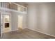 Neutral bedroom offers carpeting and paint and is attached to a hallway and bathroom at 6490 S Dayton St # L10, Englewood, CO 80111