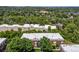 A scenic aerial view highlighting the apartment complex and surrounding verdant landscape at 5995 W Hampden Ave # 20B, Denver, CO 80227