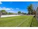 Outdoor recreation area featuring a fenced in basketball court and grassy area at 5995 W Hampden Ave # 20B, Denver, CO 80227
