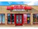 Charming Little Personal Ice Cream Factory with a bright red and white vintage facade at 3880 W 13Th Ave, Denver, CO 80204