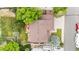 Aerial view of a beautiful home showing the roofline, surrounding landscaping, and outdoor deck space at 2795 Signal Creek Dr, Thornton, CO 80241