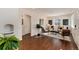 Welcoming entryway with hardwood floors and built-in shelving at 1160 Wabash St, Denver, CO 80220