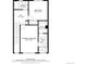 Layout of primary bedroom, bathroom, bedroom, hall, and walk-in closet at 1312 Independence St # 3, Lakewood, CO 80215