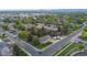 Enjoy this aerial view of the neighborhood, landscaping, and surrounding area at 5320 W 62Nd Ave, Arvada, CO 80003