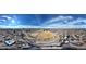 Panoramic aerial view of a residential neighborhood with nearby school and open spaces at 4000 Irving St, Denver, CO 80211