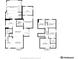 Detailed floor plan showcasing the layout of the home, including room dimensions at 858 S Emerson St, Denver, CO 80209