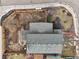Birds eye view of the home, backyard layout, and surrounding landscaping at 12690 W Brandt Dr, Littleton, CO 80127