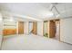 Spacious finished basement with built in cabinets and storage at 12690 W Brandt Dr, Littleton, CO 80127